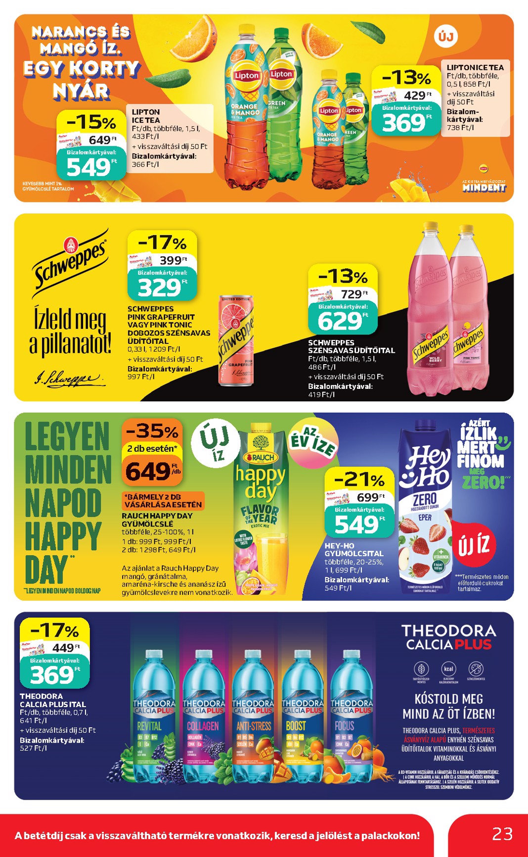auchan - Aktuális Auchan Hipermarket szórólap érvényes csütörtöktől 2026.06.18.-től szerdától 2026.06.24.-ig - page: 23