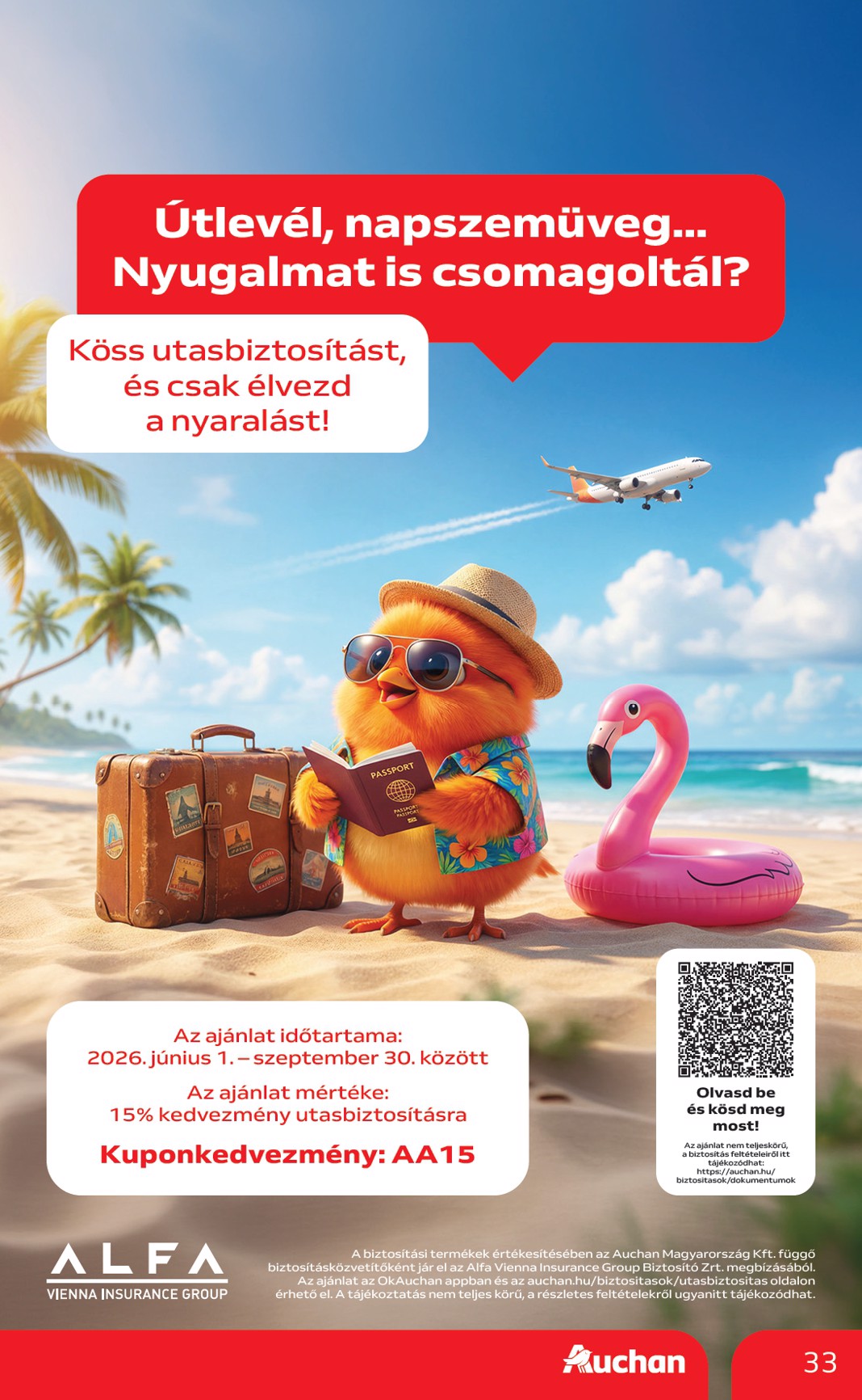auchan - Aktuális Auchan Hipermarket szórólap érvényes csütörtöktől 2026.06.18.-től szerdától 2026.06.24.-ig - page: 33