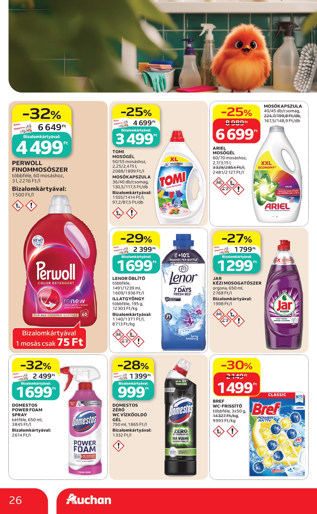 auchan - Aktuális Auchan Hipermarket szórólap érvényes csütörtöktől 2026.06.18.-től szerdától 2026.06.24.-ig - page: 26
