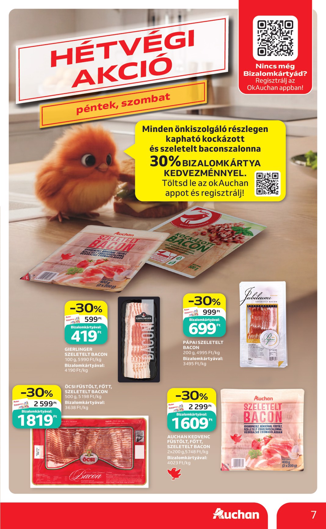 auchan - Aktuális Auchan Hipermarket szórólap érvényes csütörtöktől 2026.06.18.-től szerdától 2026.06.24.-ig - page: 7