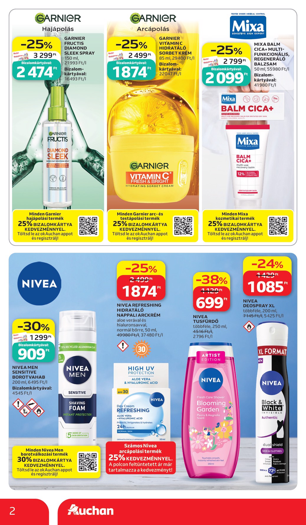 auchan - A jövőbeli Auchan Hipermarket - Szépség ajánlataink akciós újság csütörtöktől 2026.07.02.-tól szerdától 2026.07.15.-ig érvényes. - page: 2