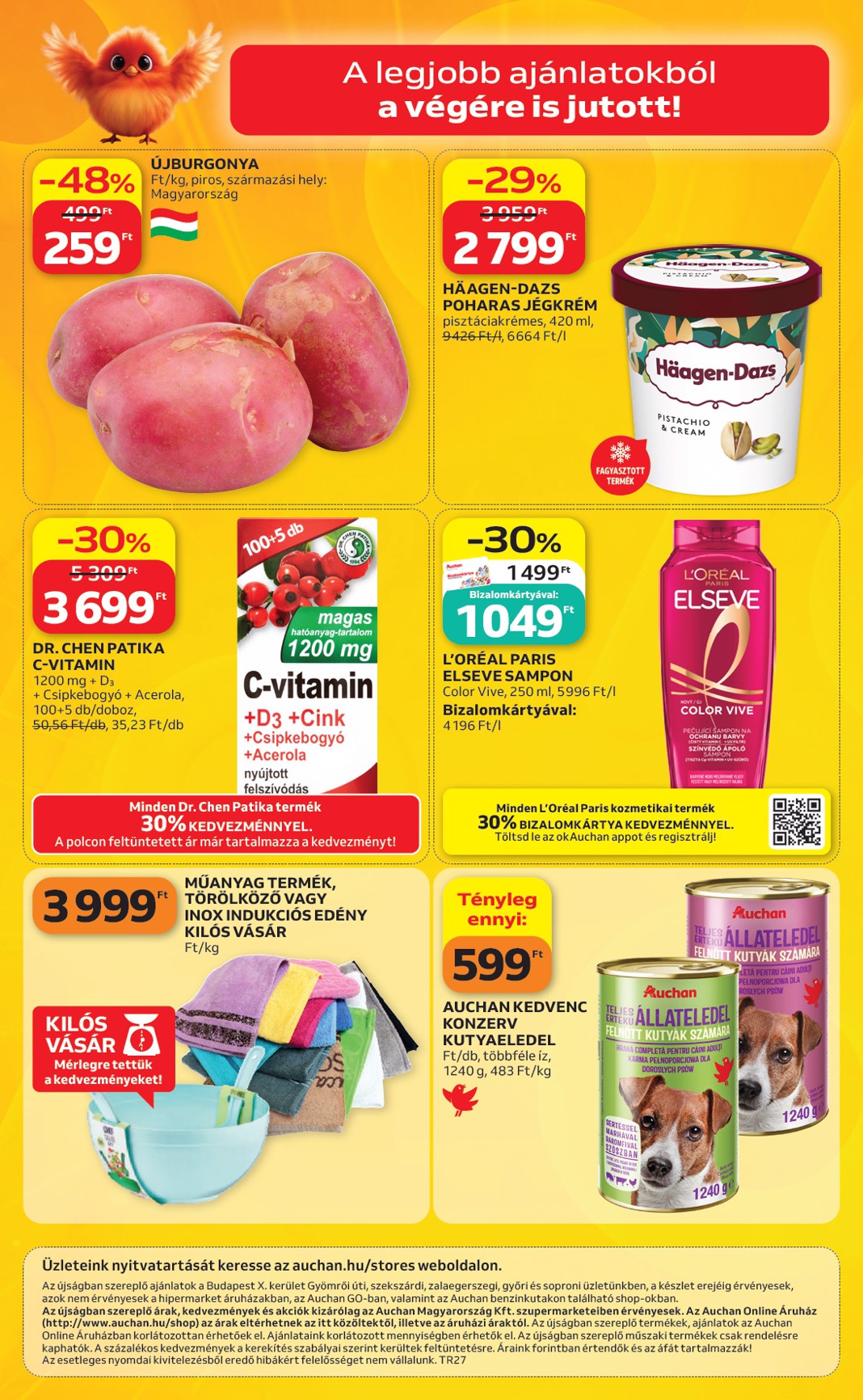 auchan - A jövőbeli Auchan szupermarket akciós újság csütörtöktől 2026.07.02.-tól szerdától 2026.07.08.-ig érvényes. - page: 12