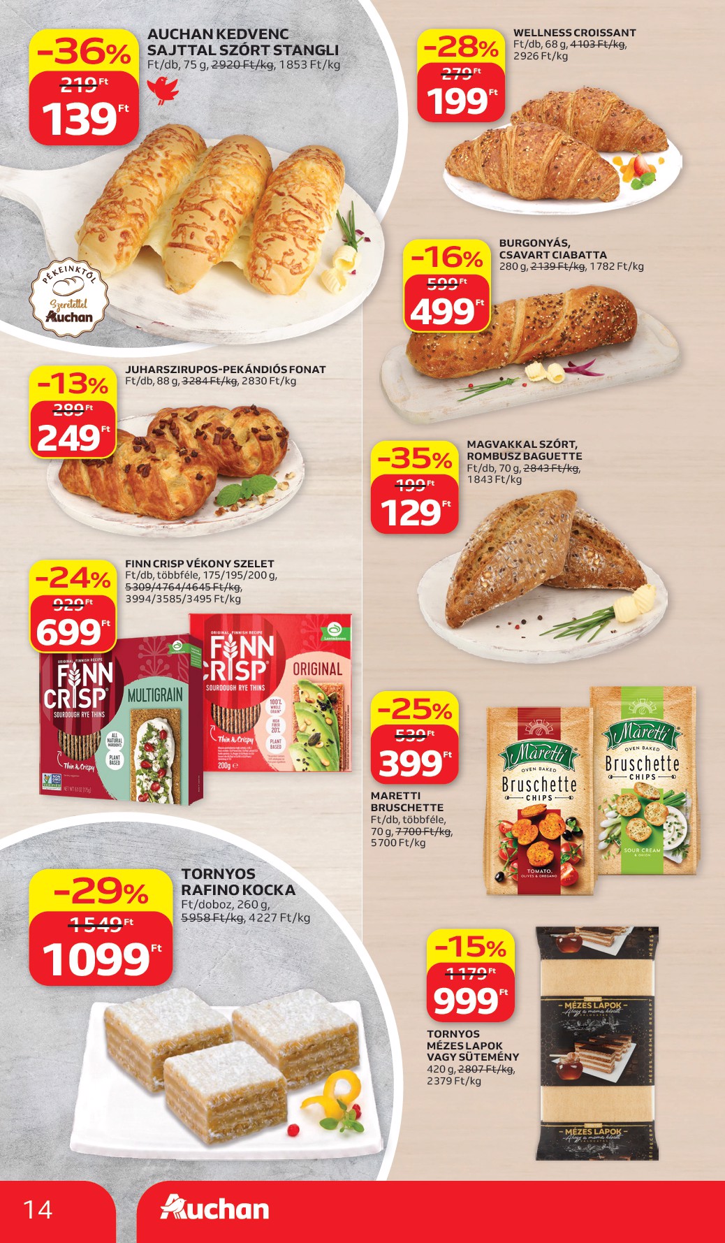 auchan - A jövőbeli Auchan Hipermarket akciós újság csütörtöktől 2026.07.02.-tól szerdától 2026.07.08.-ig érvényes. - page: 14
