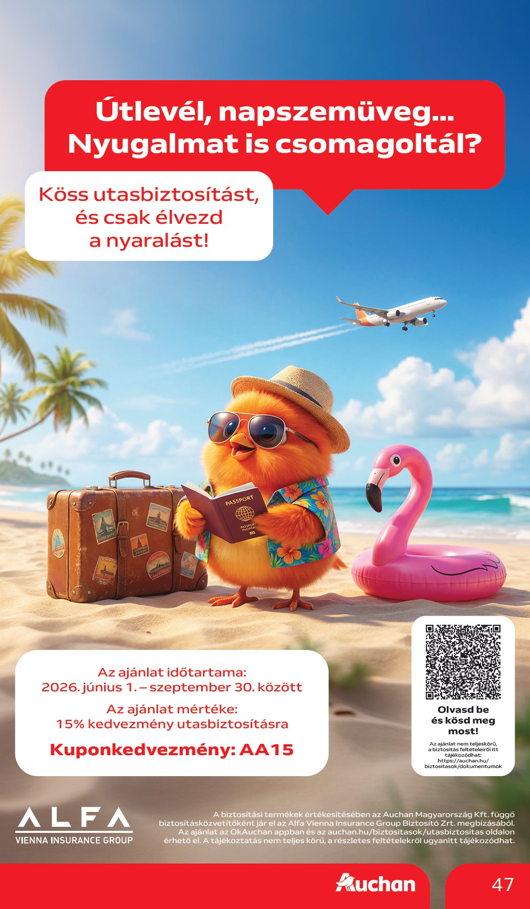 auchan - A jövőbeli Auchan Hipermarket akciós újság csütörtöktől 2026.07.02.-tól szerdától 2026.07.08.-ig érvényes. - page: 47