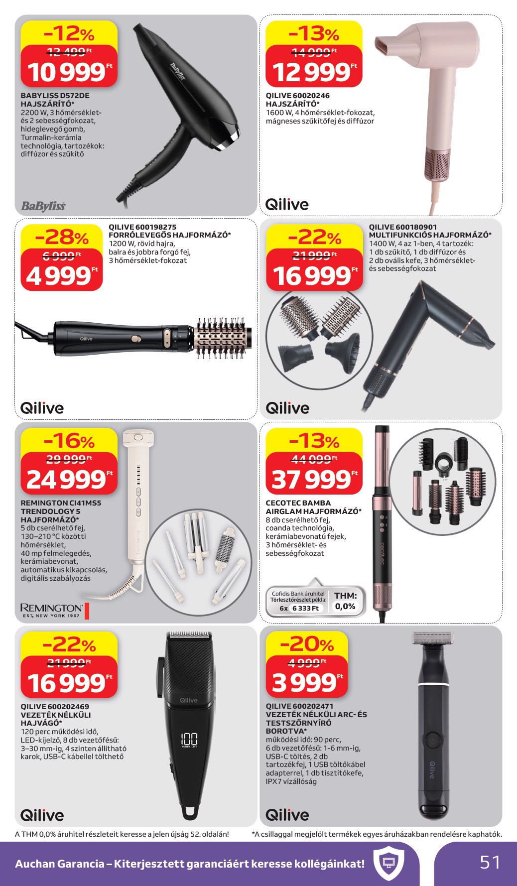 auchan - A jövőbeli Auchan Hipermarket akciós újság csütörtöktől 2026.07.02.-tól szerdától 2026.07.08.-ig érvényes. - page: 51