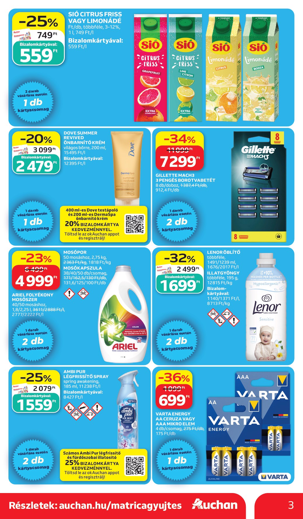auchan - A jövőbeli Auchan Hipermarket akciós újság csütörtöktől 2026.07.02.-tól szerdától 2026.07.08.-ig érvényes. - page: 3