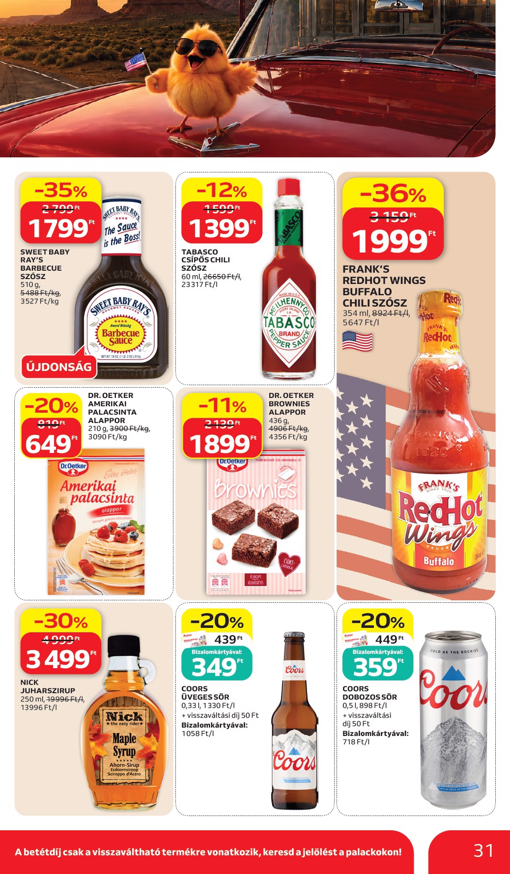 auchan - A jövőbeli Auchan Hipermarket akciós újság csütörtöktől 2026.07.02.-tól szerdától 2026.07.08.-ig érvényes. - page: 31