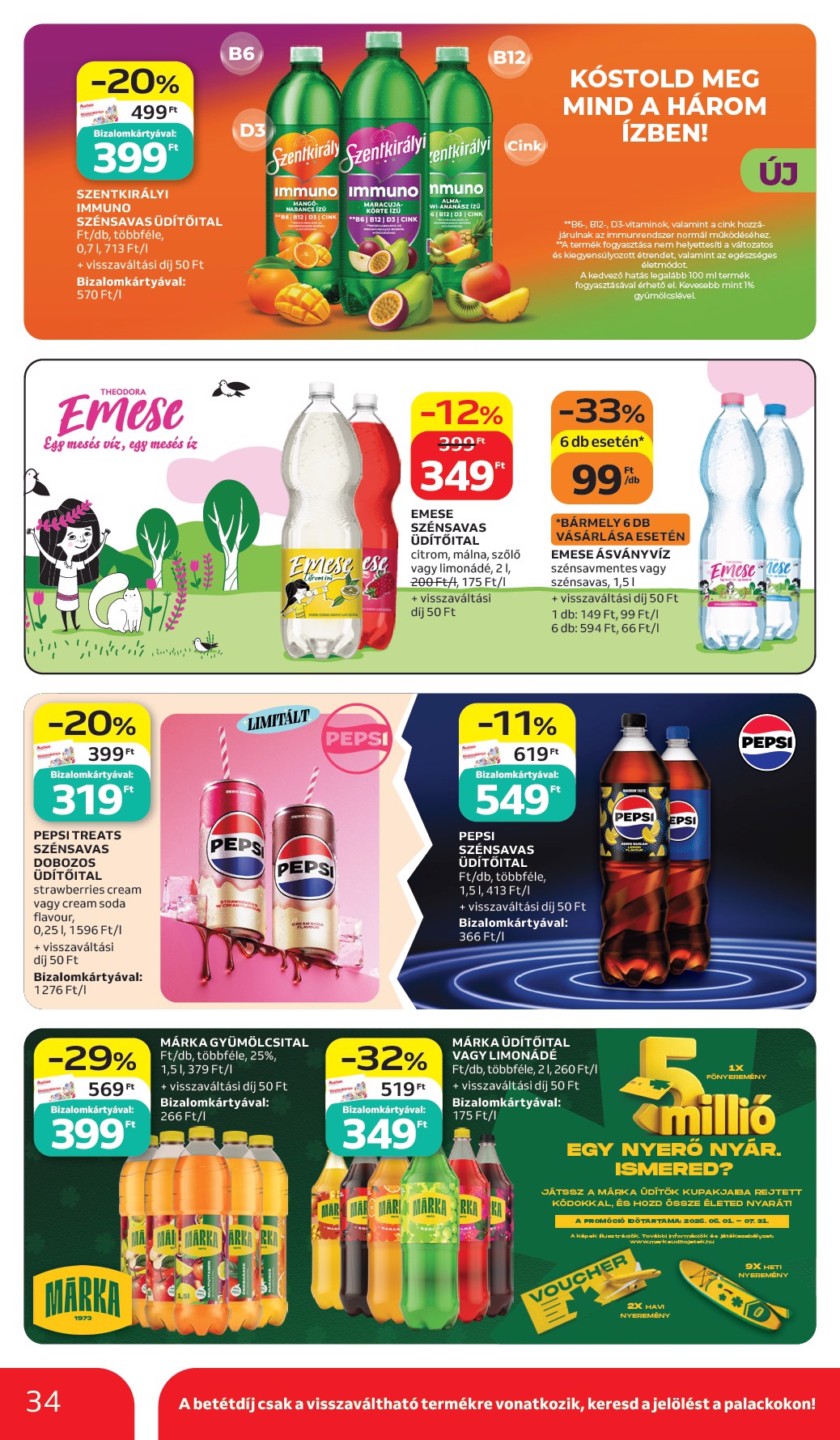 auchan - A jövőbeli Auchan Hipermarket akciós újság csütörtöktől 2026.07.02.-tól szerdától 2026.07.08.-ig érvényes. - page: 34