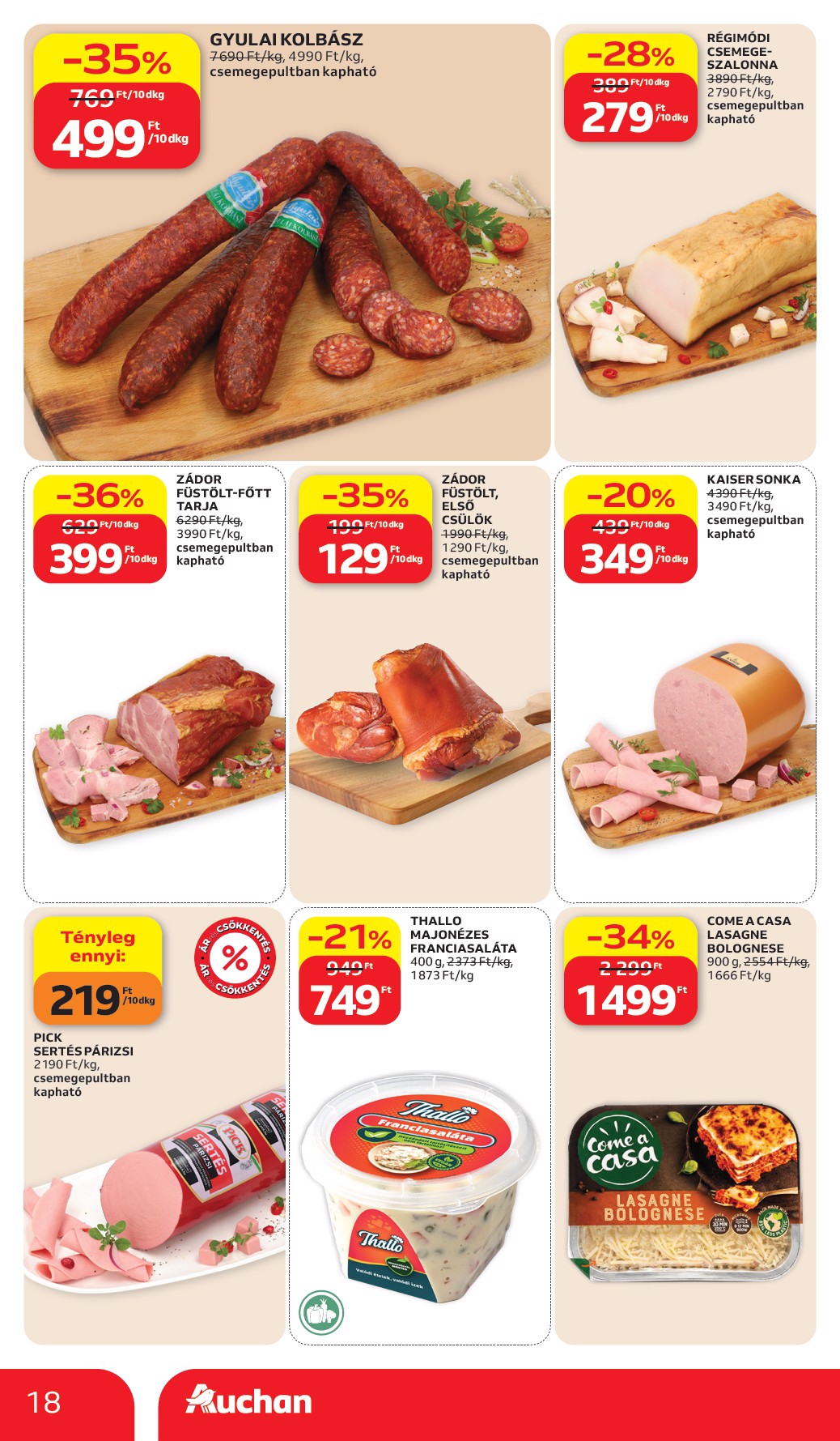 auchan - A jövőbeli Auchan Hipermarket akciós újság csütörtöktől 2026.07.02.-tól szerdától 2026.07.08.-ig érvényes. - page: 18
