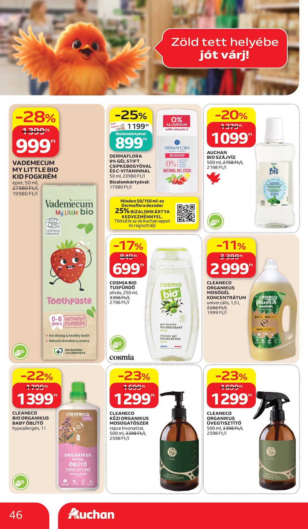 auchan - A jövőbeli Auchan Hipermarket akciós újság csütörtöktől 2026.07.02.-tól szerdától 2026.07.08.-ig érvényes. - page: 46