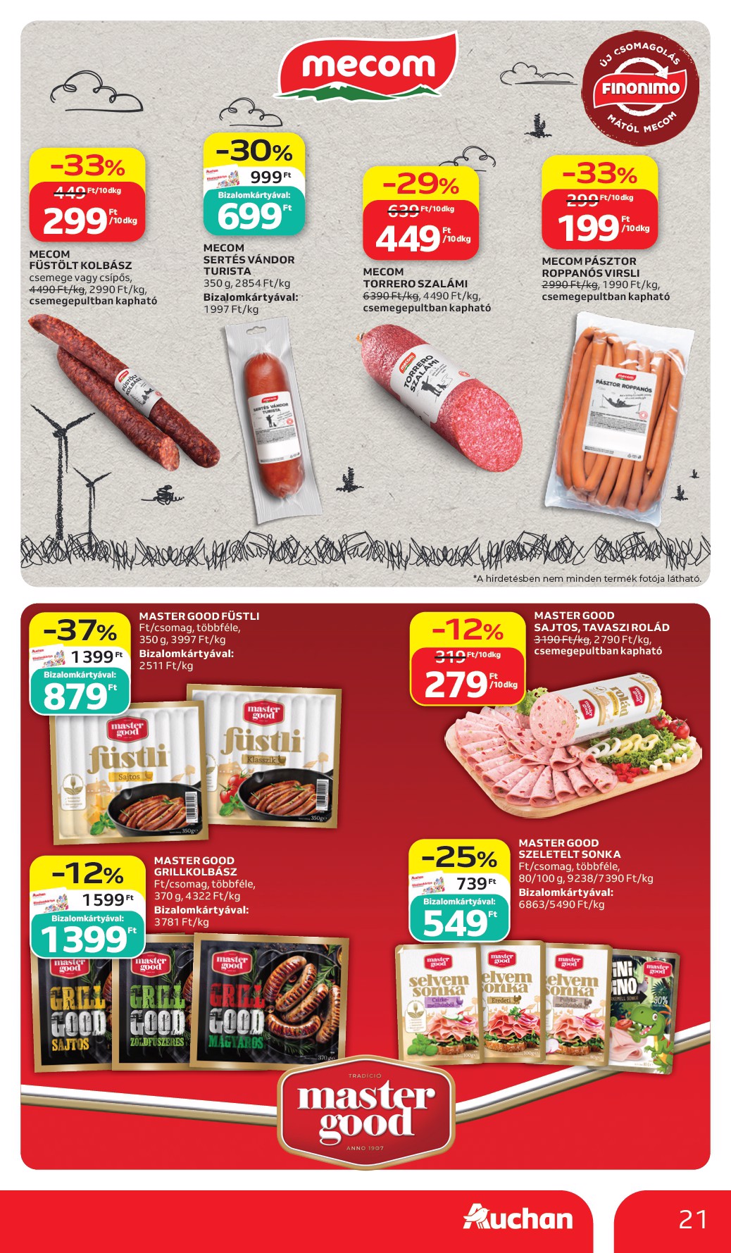 auchan - A jövőbeli Auchan Hipermarket akciós újság csütörtöktől 2026.07.02.-tól szerdától 2026.07.08.-ig érvényes. - page: 21