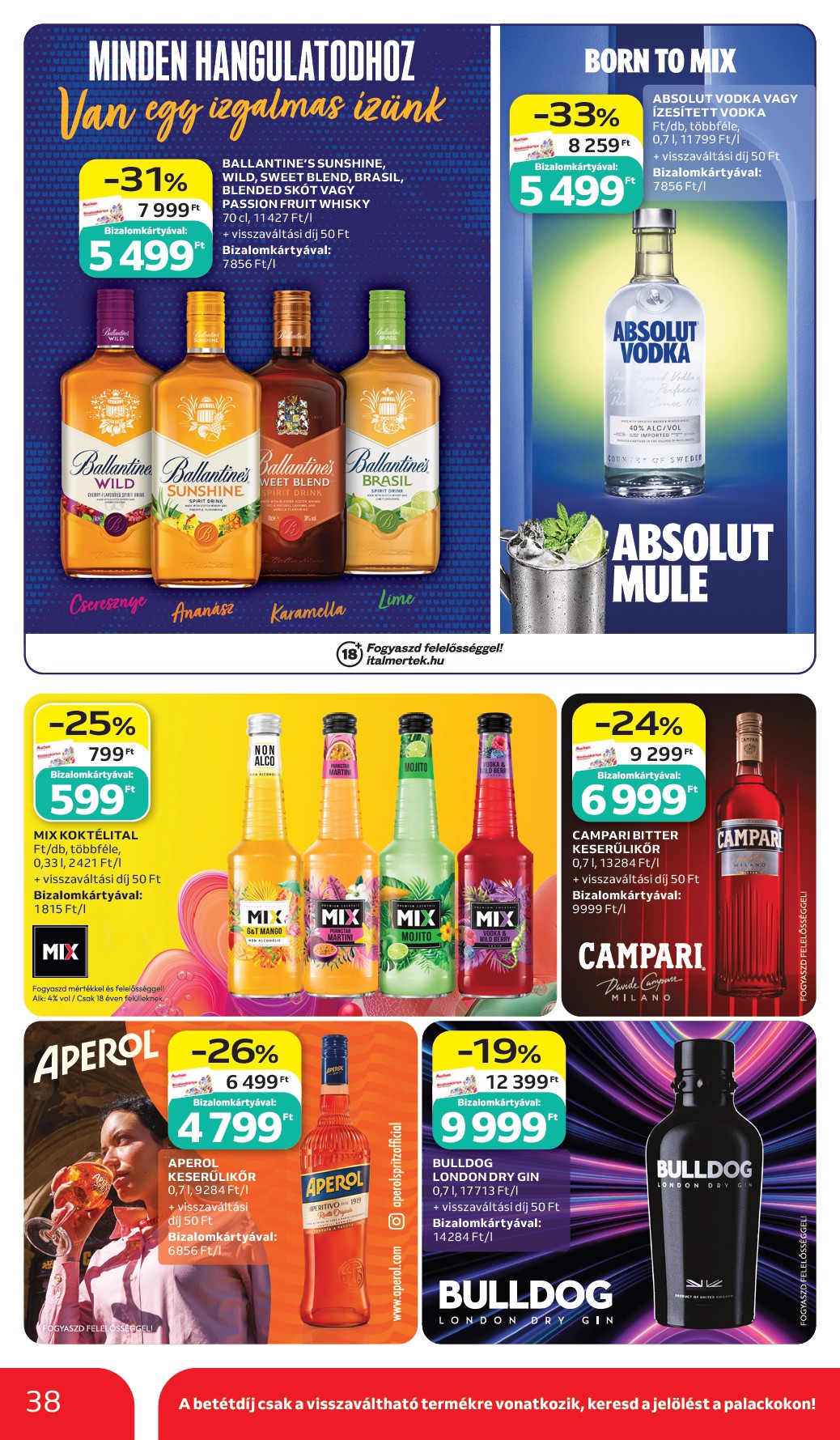 auchan - A jövőbeli Auchan Hipermarket akciós újság csütörtöktől 2026.07.02.-tól szerdától 2026.07.08.-ig érvényes. - page: 38