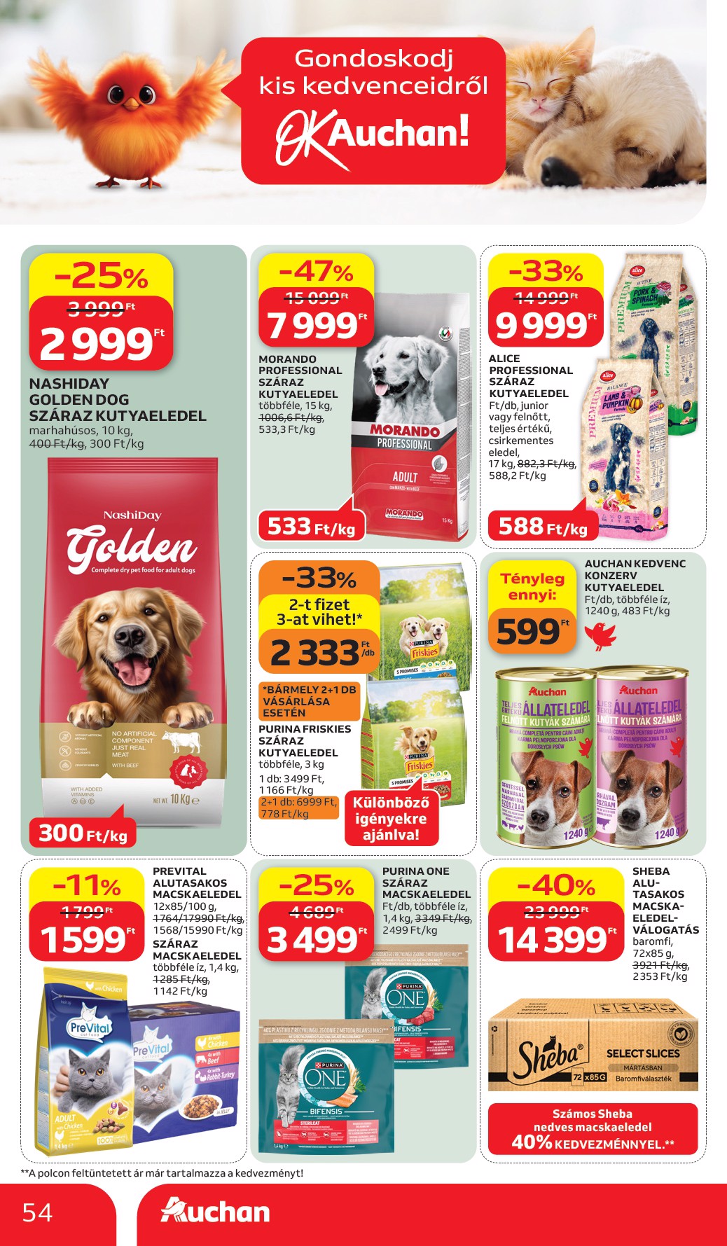 auchan - A jövőbeli Auchan Hipermarket akciós újság csütörtöktől 2026.07.02.-tól szerdától 2026.07.08.-ig érvényes. - page: 54