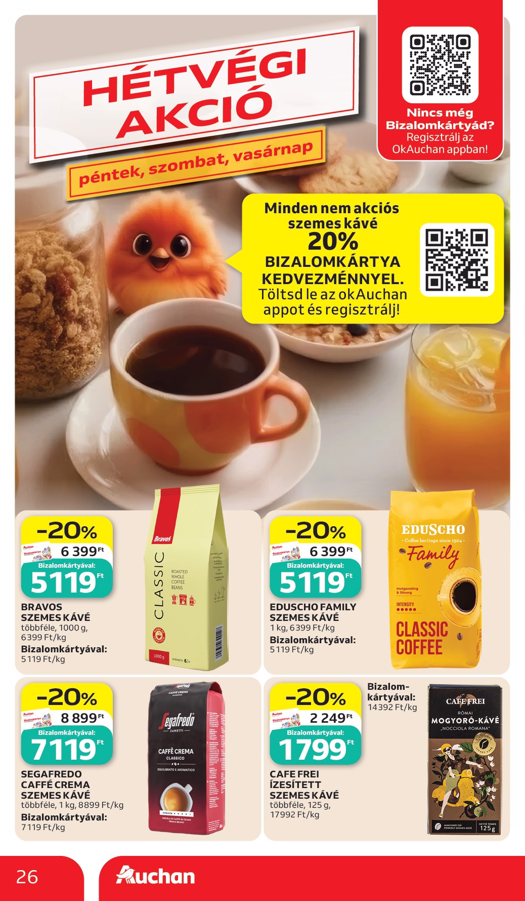auchan - A jövőbeli Auchan Hipermarket akciós újság csütörtöktől 2026.07.02.-tól szerdától 2026.07.08.-ig érvényes. - page: 26