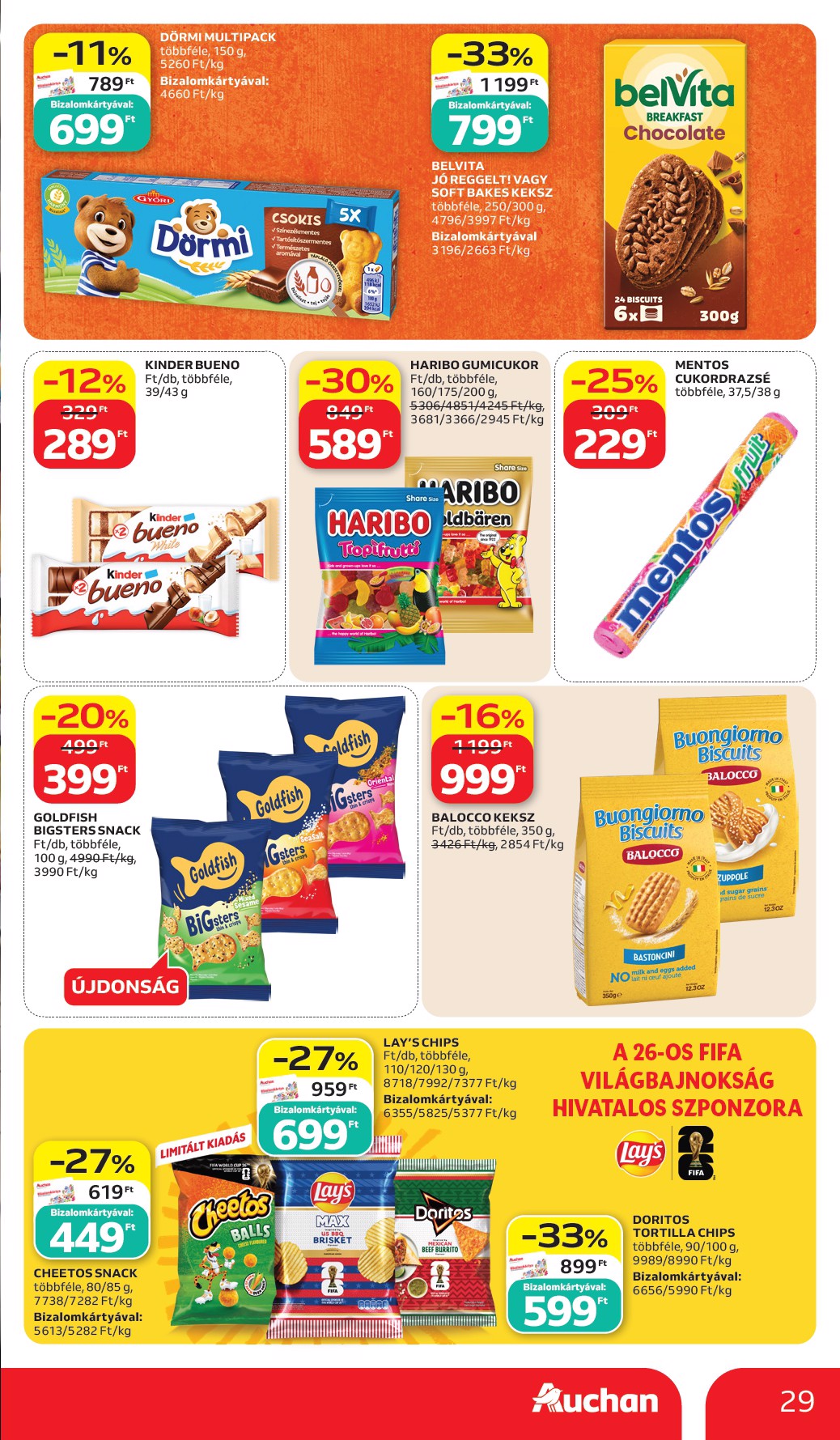 auchan - A jövőbeli Auchan Hipermarket akciós újság csütörtöktől 2026.07.02.-tól szerdától 2026.07.08.-ig érvényes. - page: 29
