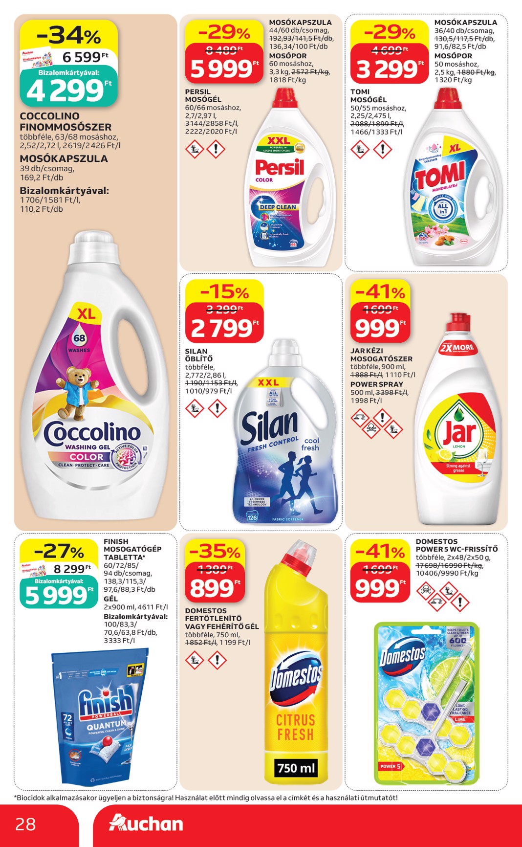 auchan - A jövőbeli Auchan Hipermarket akciós újság csütörtöktől 2026.07.09.-tól szerdától 2026.07.15.-ig érvényes. - page: 28
