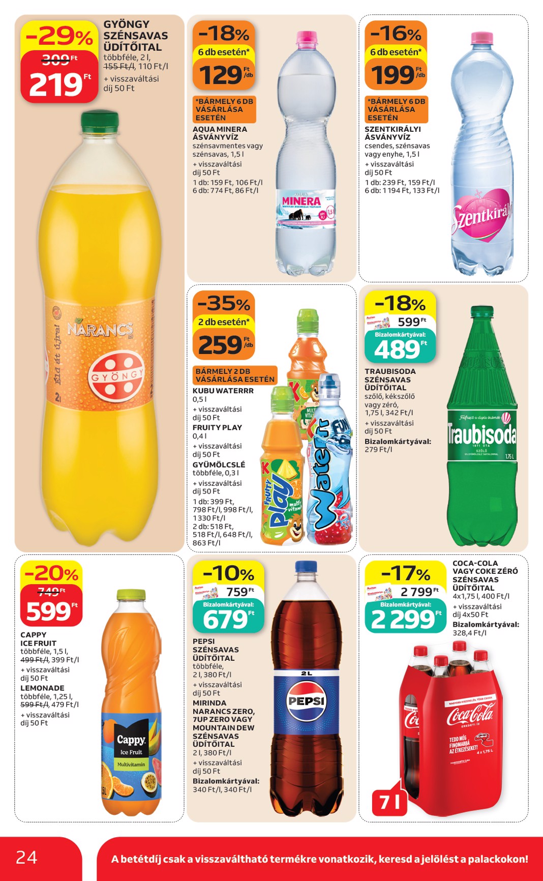 auchan - A jövőbeli Auchan Hipermarket akciós újság csütörtöktől 2026.07.09.-tól szerdától 2026.07.15.-ig érvényes. - page: 24