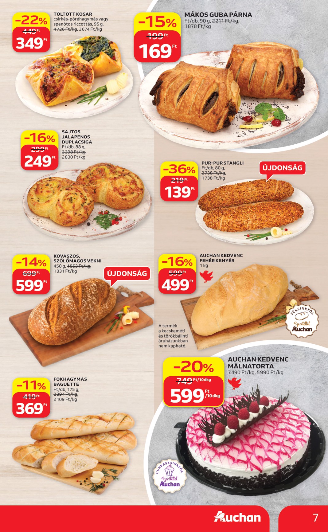 auchan - A jövőbeli Auchan Hipermarket akciós újság csütörtöktől 2026.07.09.-tól szerdától 2026.07.15.-ig érvényes. - page: 7