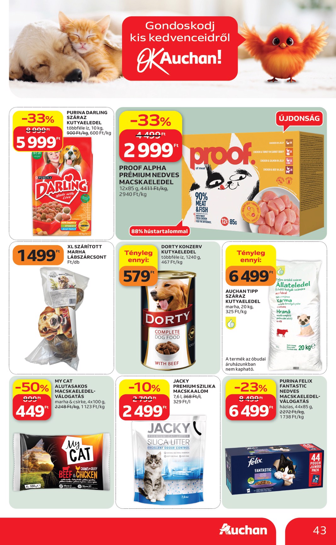 auchan - A jövőbeli Auchan Hipermarket akciós újság csütörtöktől 2026.07.09.-tól szerdától 2026.07.15.-ig érvényes. - page: 43