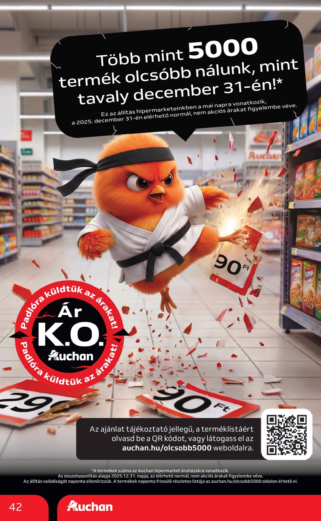 auchan - A jövőbeli Auchan Hipermarket akciós újság csütörtöktől 2026.07.09.-tól szerdától 2026.07.15.-ig érvényes. - page: 42