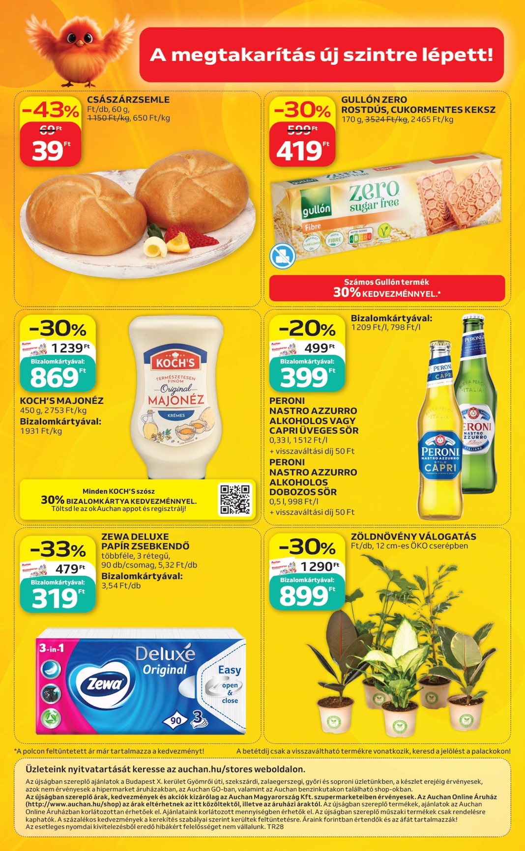auchan - A jövőbeli Auchan szupermarket akciós újság csütörtöktől 2026.07.09.-tól szerdától 2026.07.15.-ig érvényes. - page: 12