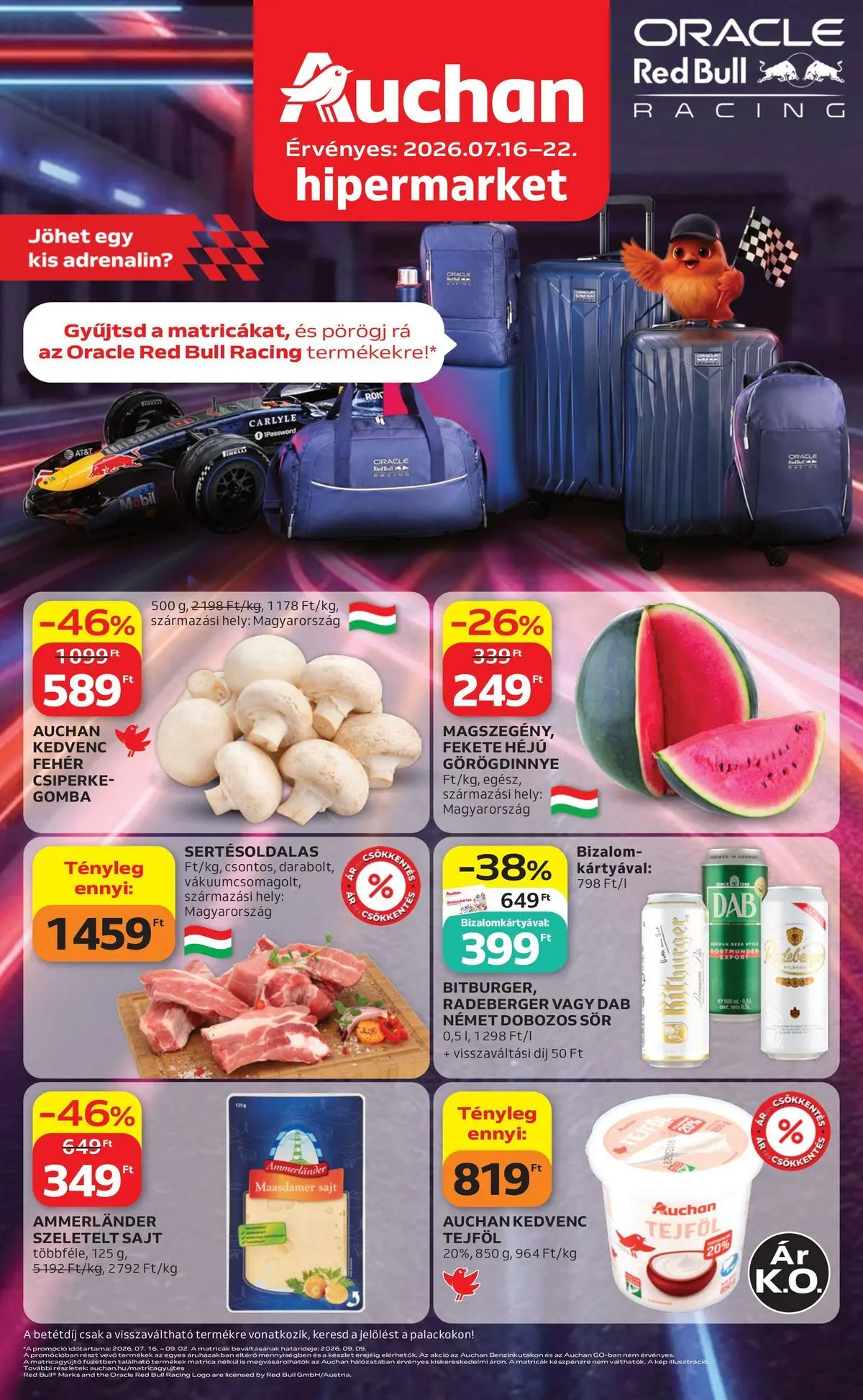 auchan - Aktuális Auchan - Auchan újság érvényessége 2026.07.22 -ig szórólap érvényes csütörtöktől 2026.07.16.-től szerdától 2026.07.22.-ig