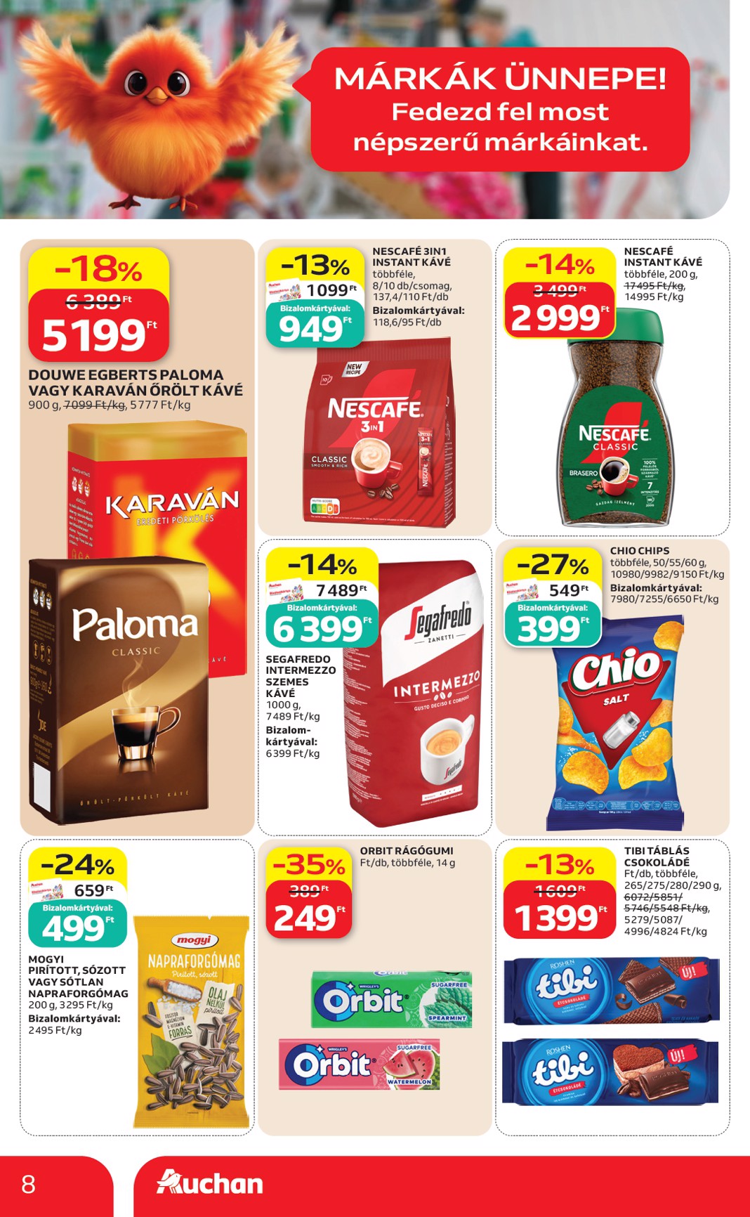 auchan - A jövőbeli Auchan - Heti Szupermarket ajánlataink - Szupermarket akciós újság szerdától 2026.07.22.-tól szerdától 2026.07.29.-ig érvényes. - page: 8