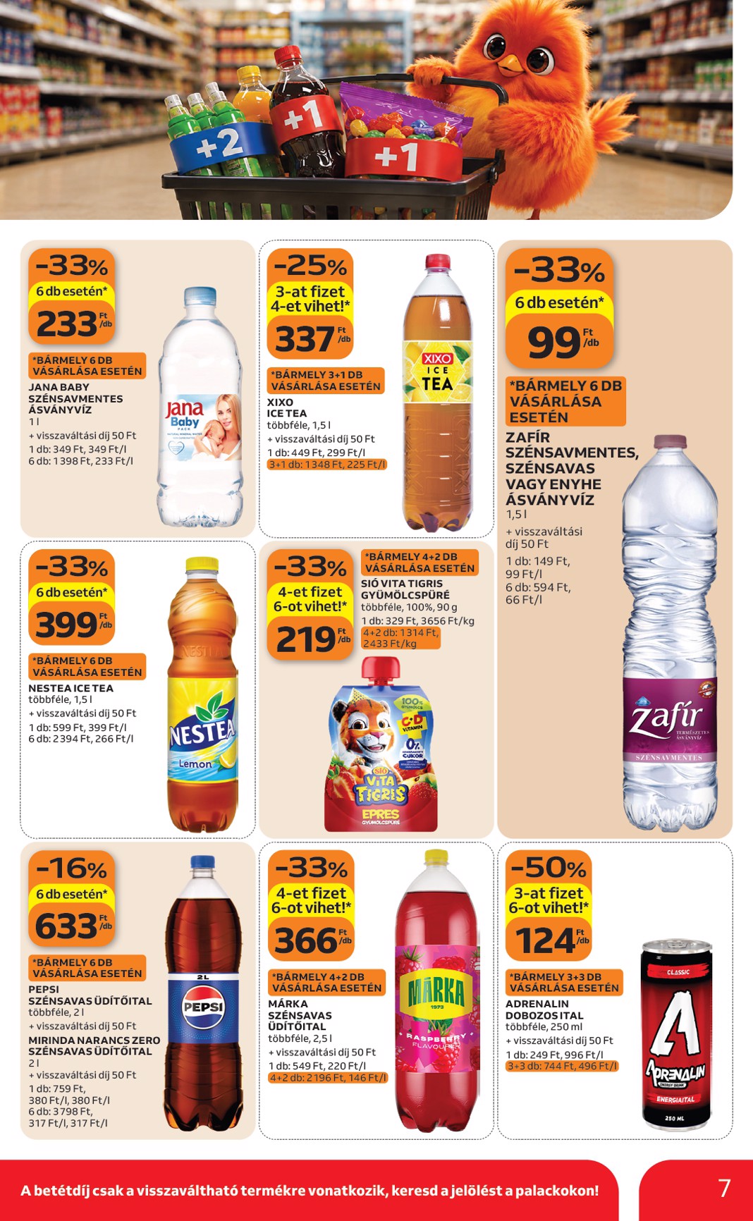 auchan - A jövőbeli Auchan Szupermarket akciós újság csütörtöktől 2026.08.06.-tól szerdától 2026.08.12.-ig érvényes. - page: 7