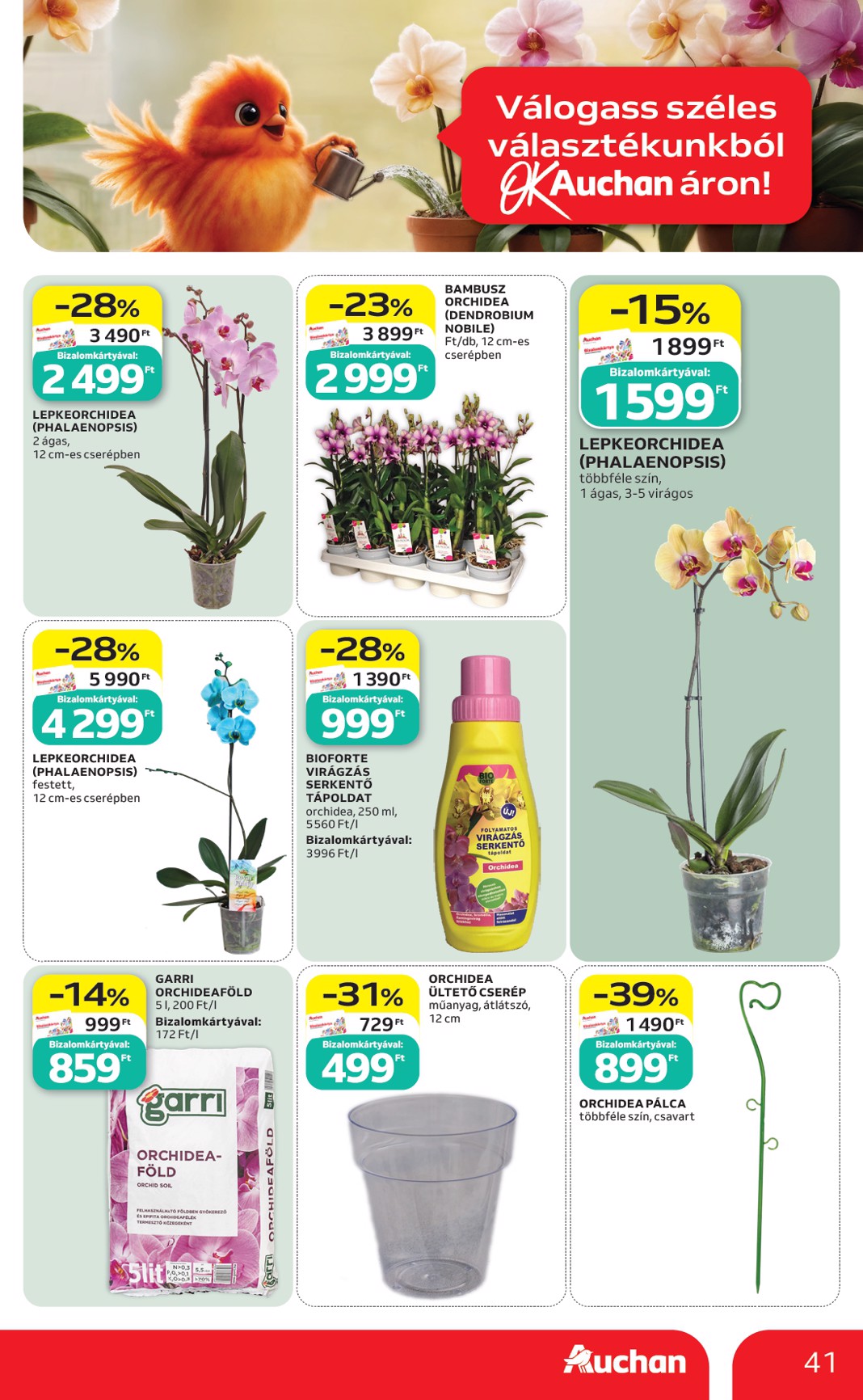 auchan - A jövőbeli Auchan Hipermarket akciós újság csütörtöktől 2026.08.06.-tól szerdától 2026.08.12.-ig érvényes. - page: 41