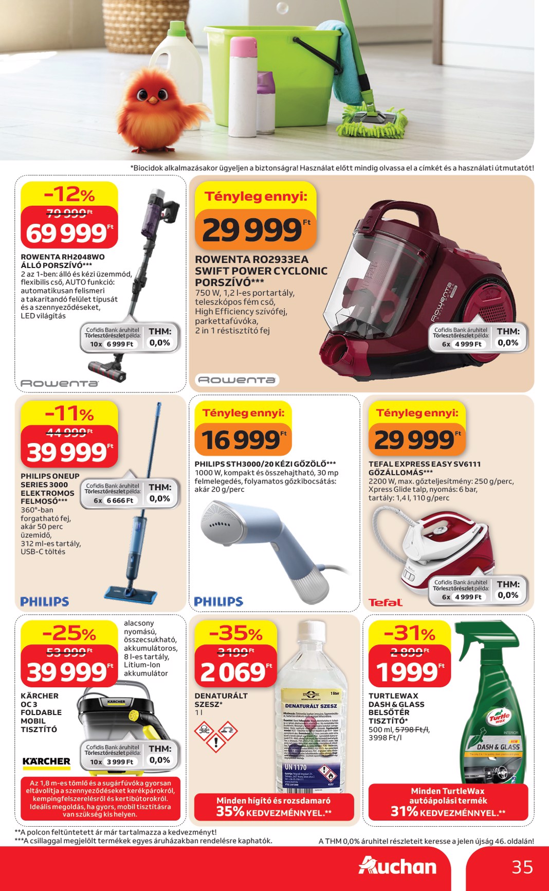 auchan - A jövőbeli Auchan Hipermarket akciós újság csütörtöktől 2026.08.06.-tól szerdától 2026.08.12.-ig érvényes. - page: 35