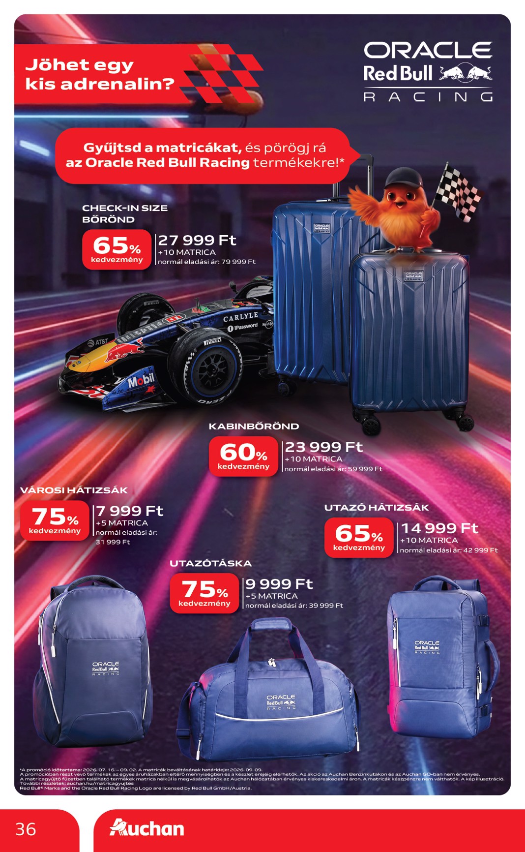 auchan - A jövőbeli Auchan Hipermarket akciós újság csütörtöktől 2026.08.06.-tól szerdától 2026.08.12.-ig érvényes. - page: 36