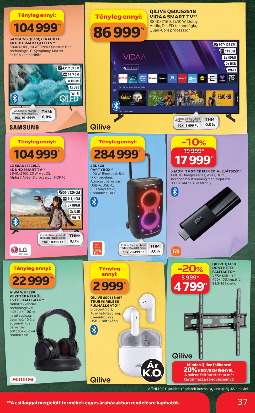 auchan - A jövőbeli Auchan Hipermarket - Back to School akciós újság csütörtöktől 2026.08.06.-tól szerdától 2026.08.19.-ig érvényes. - page: 37