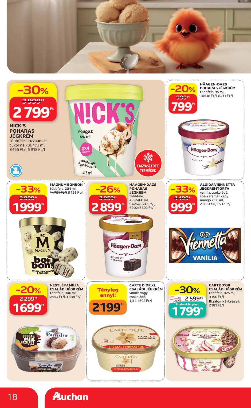 auchan - A jövőbeli Auchan Hipermarket akciós újság csütörtöktől 2026.08.13.-tól szerdától 2026.08.19.-ig érvényes. - page: 18