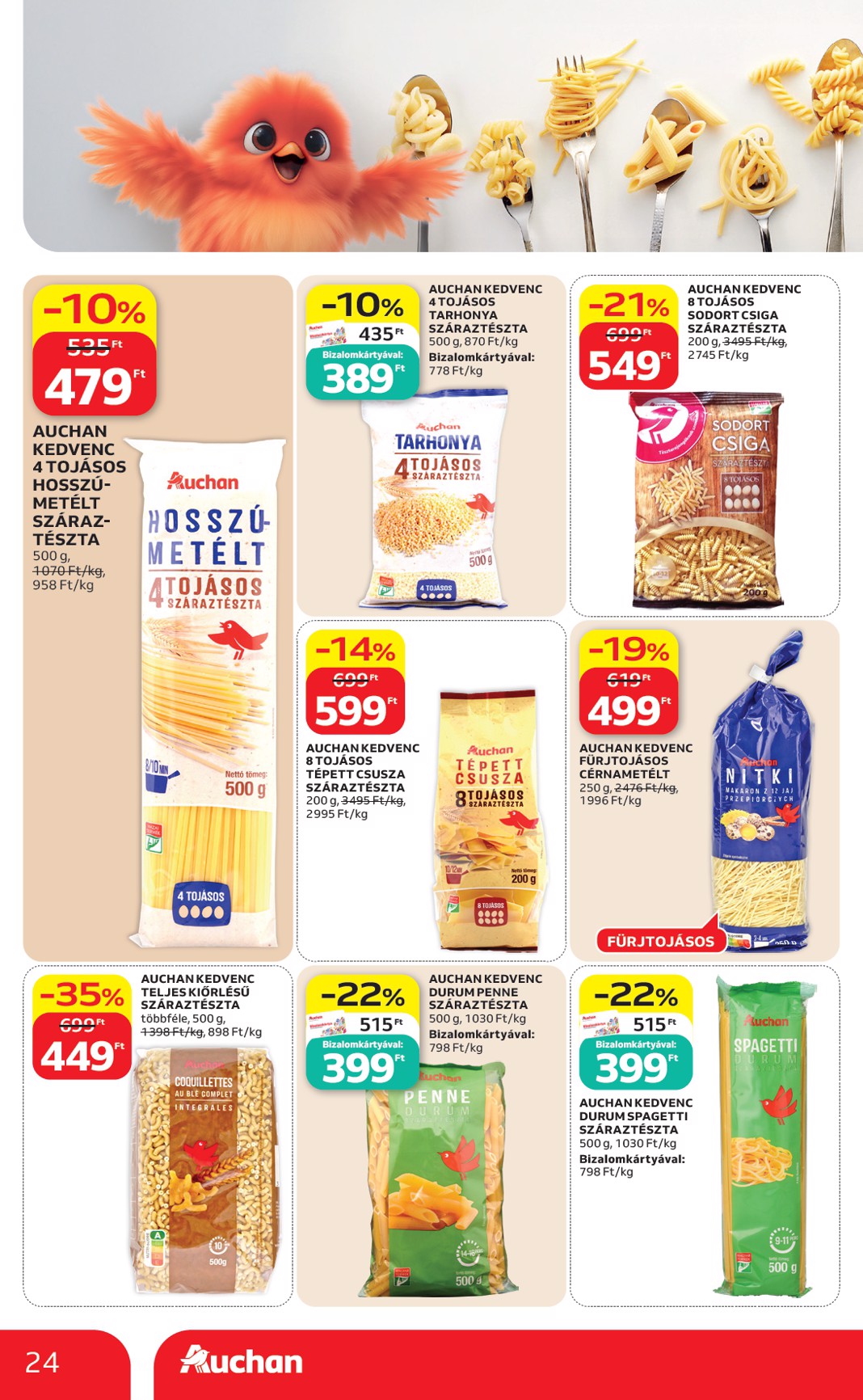 auchan - A jövőbeli Auchan Hipermarket akciós újság csütörtöktől 2026.08.13.-tól szerdától 2026.08.19.-ig érvényes. - page: 24