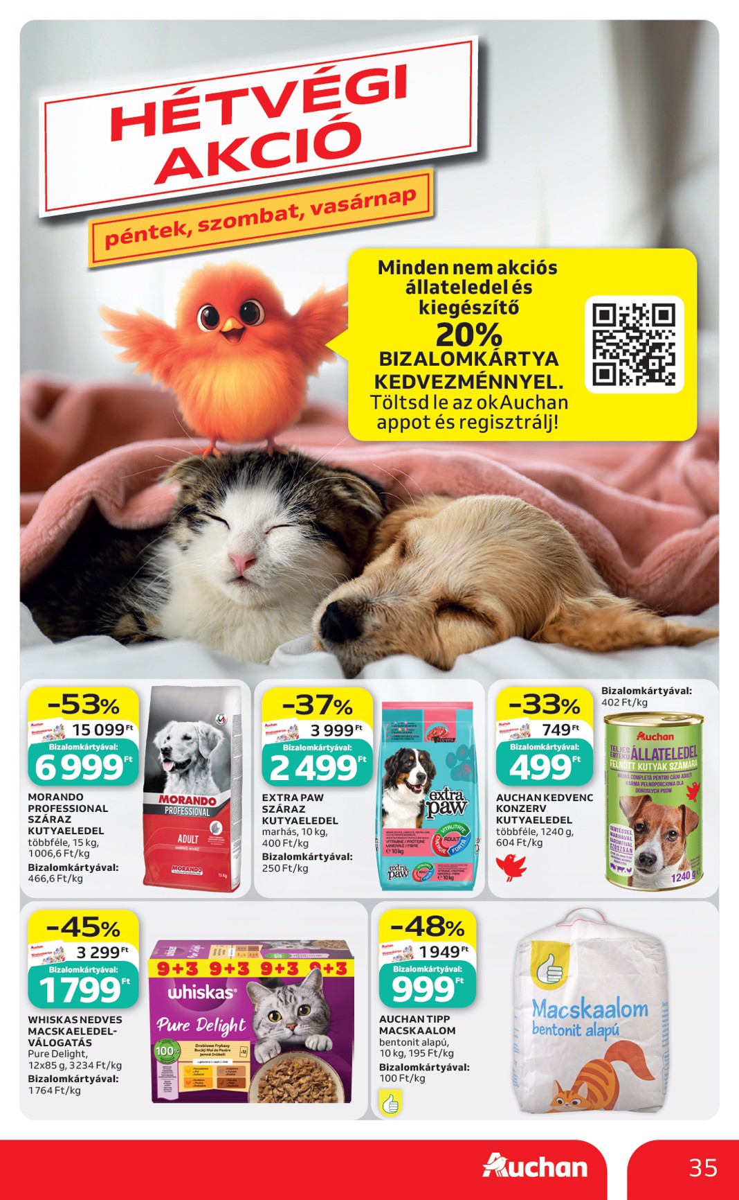 auchan - A jövőbeli Auchan Hipermarket akciós újság csütörtöktől 2026.08.13.-tól szerdától 2026.08.19.-ig érvényes. - page: 35