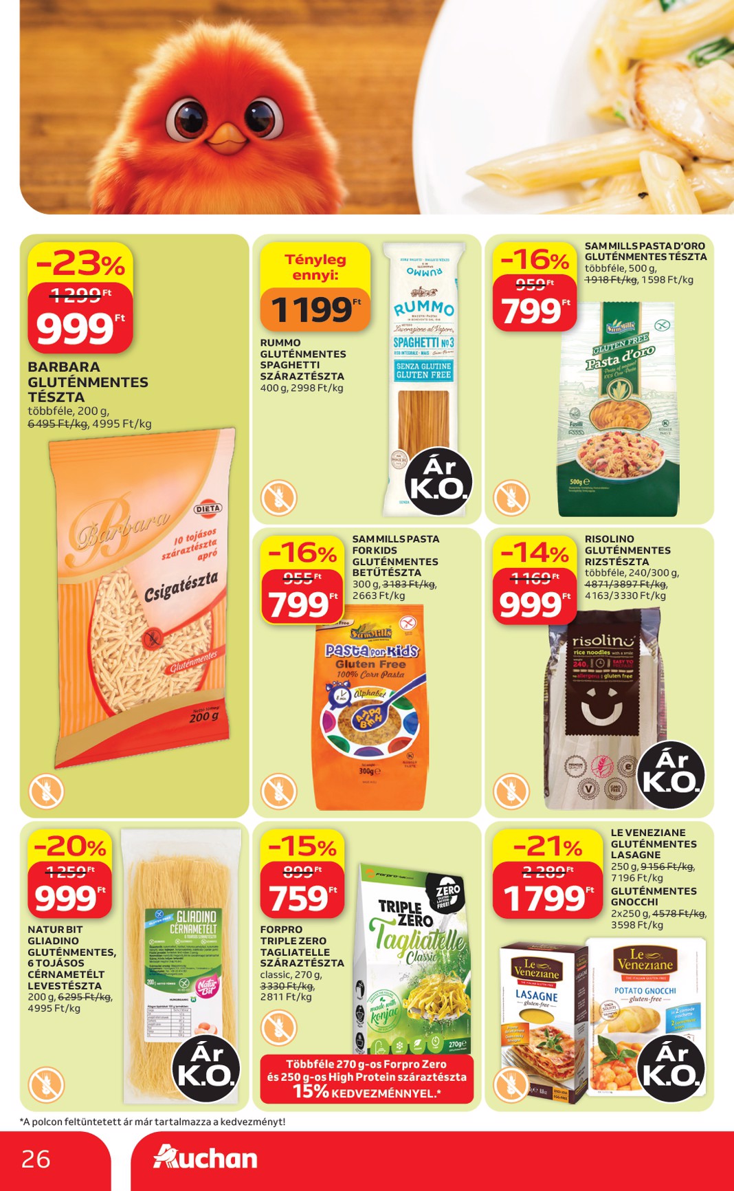 auchan - A jövőbeli Auchan Hipermarket akciós újság csütörtöktől 2026.08.13.-tól szerdától 2026.08.19.-ig érvényes. - page: 26