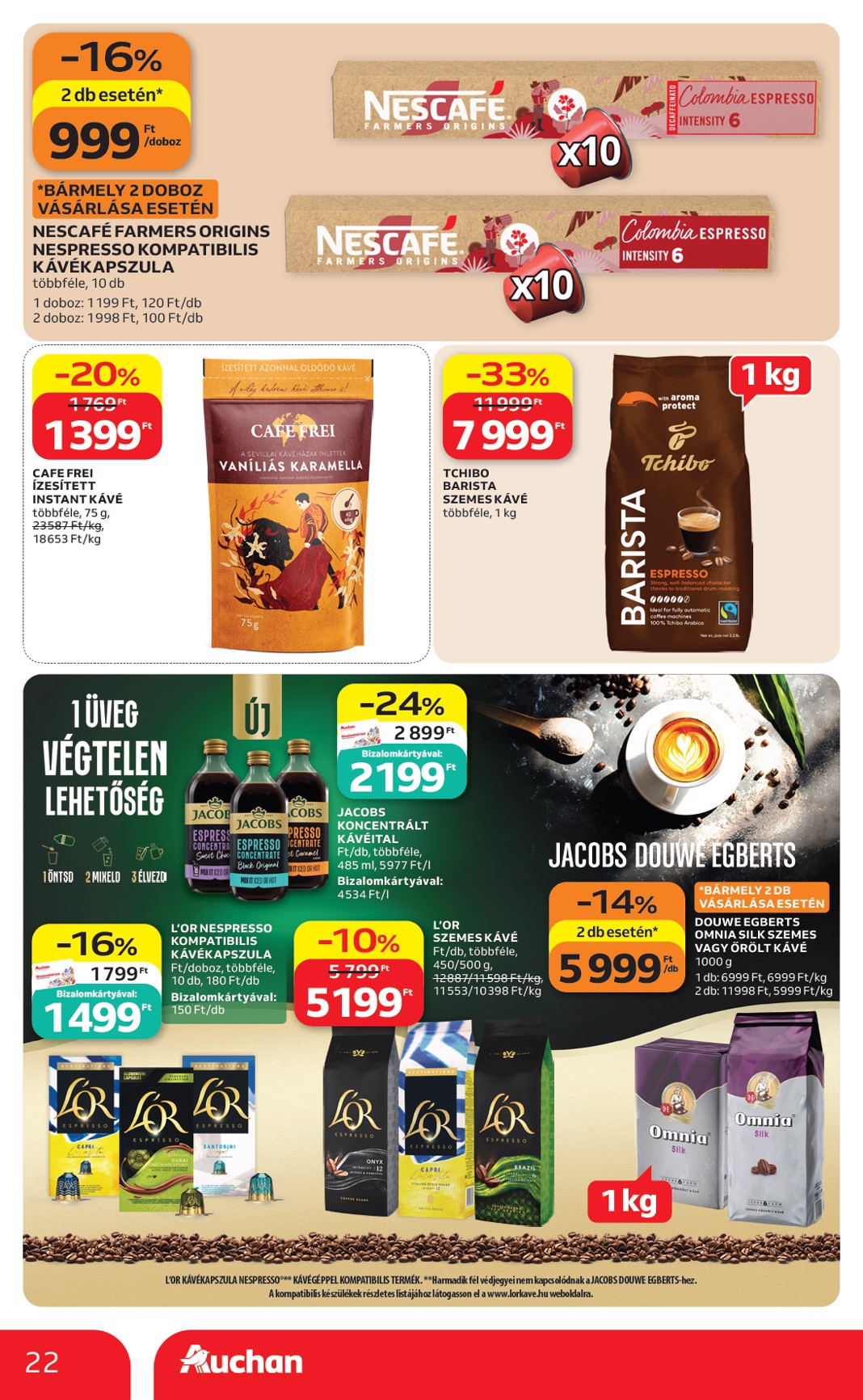 auchan - A jövőbeli Auchan Hipermarket akciós újság csütörtöktől 2026.08.13.-tól szerdától 2026.08.19.-ig érvényes. - page: 22