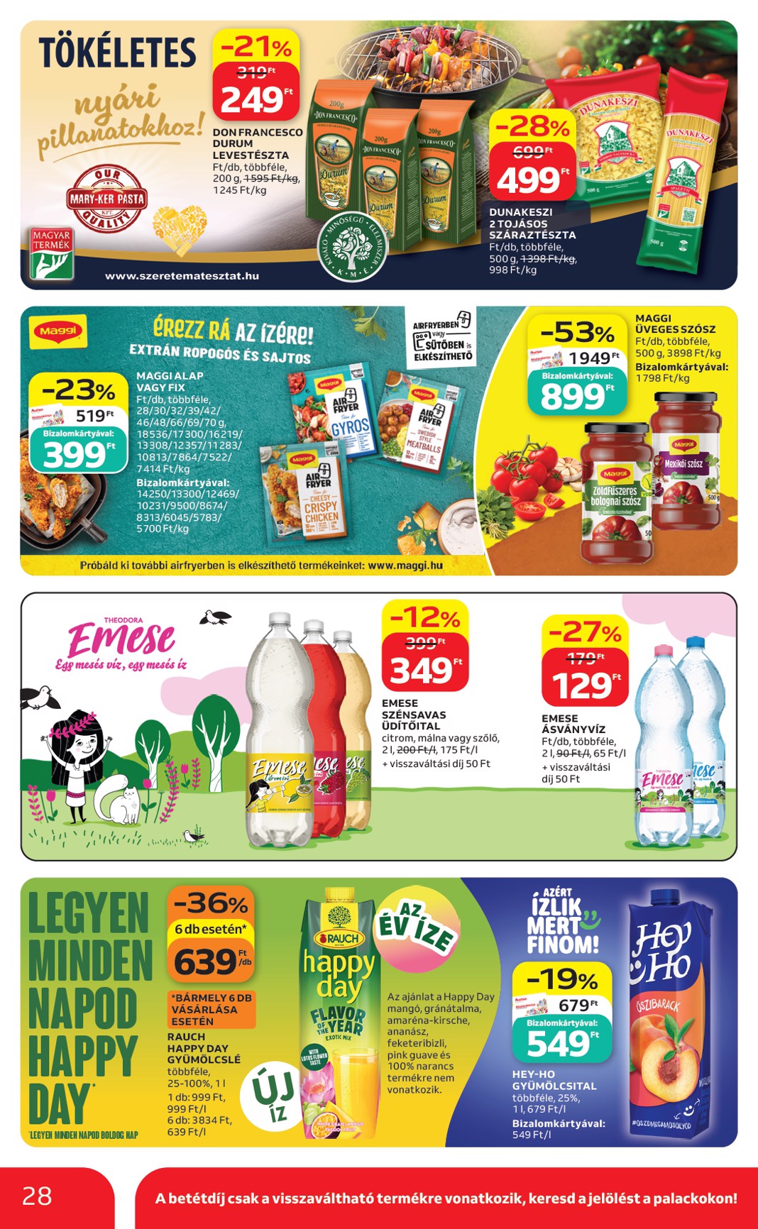 auchan - A jövőbeli Auchan Hipermarket akciós újság csütörtöktől 2026.08.13.-tól szerdától 2026.08.19.-ig érvényes. - page: 28