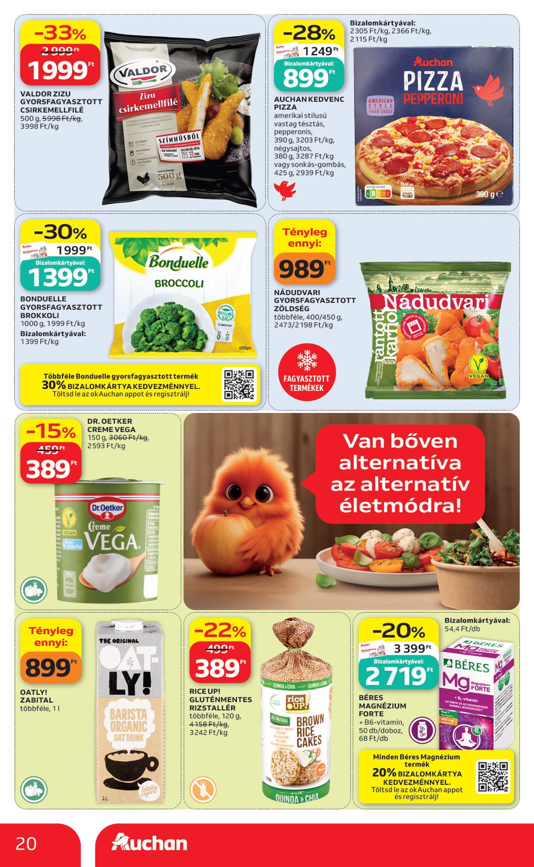auchan - A jövőbeli Auchan Hipermarket akciós újság csütörtöktől 2026.08.13.-tól szerdától 2026.08.19.-ig érvényes. - page: 20