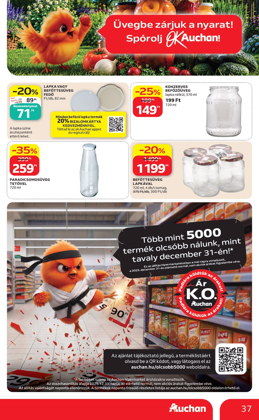 auchan - A jövőbeli Auchan Hipermarket akciós újság csütörtöktől 2026.08.13.-tól szerdától 2026.08.19.-ig érvényes. - page: 37