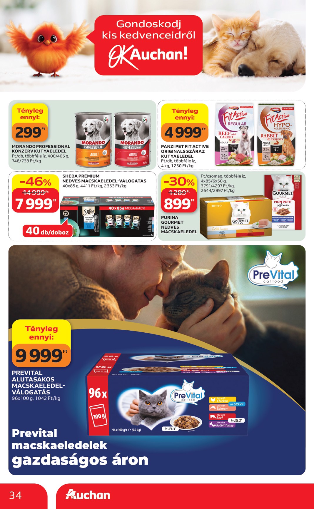 auchan - A jövőbeli Auchan Hipermarket akciós újság csütörtöktől 2026.08.13.-tól szerdától 2026.08.19.-ig érvényes. - page: 34