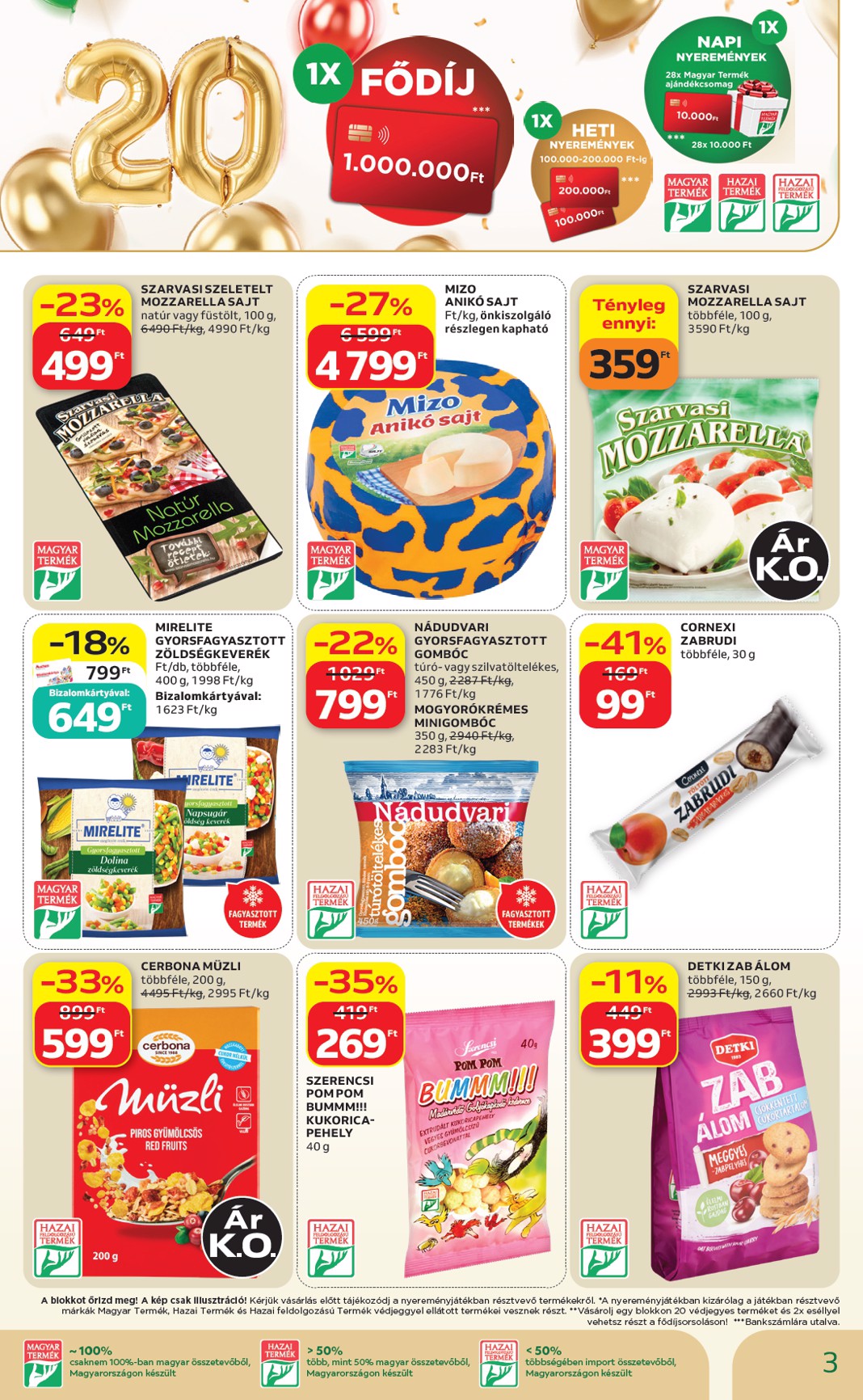 auchan - Auchan - Hazai termék ajánlataink hirdetmény a következő hétre péntektől 2026.08.21.-tól szerdától 2026.09.02.-ig - page: 3