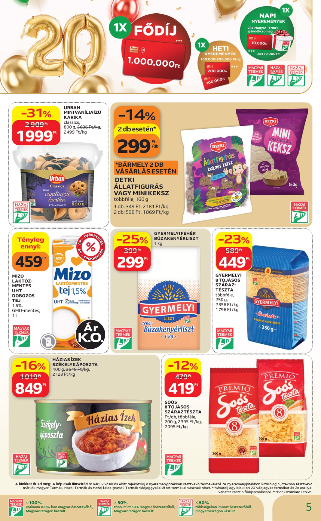 auchan - Auchan - Hazai termék ajánlataink hirdetmény a következő hétre péntektől 2026.08.21.-tól szerdától 2026.09.02.-ig - page: 5