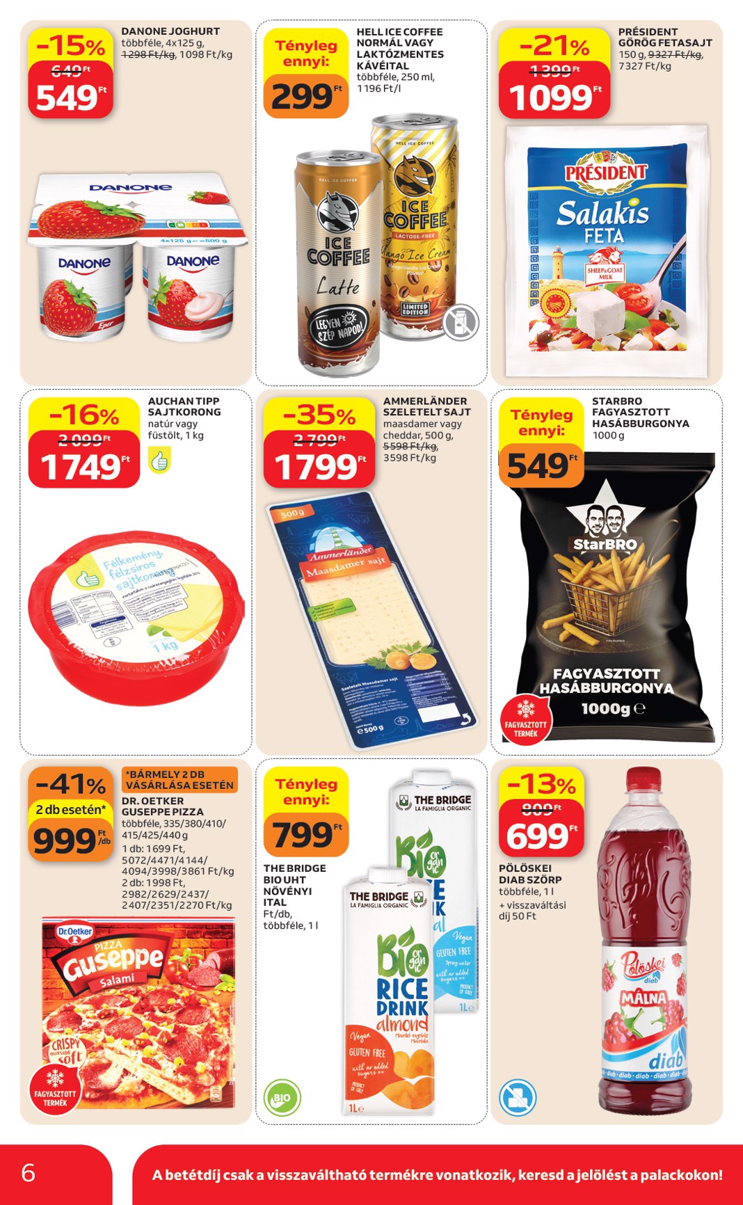 auchan - Auchan szupermarket hirdetmény a következő hétre péntektől 2026.08.21.-tól szerdától 2026.08.26.-ig - page: 6