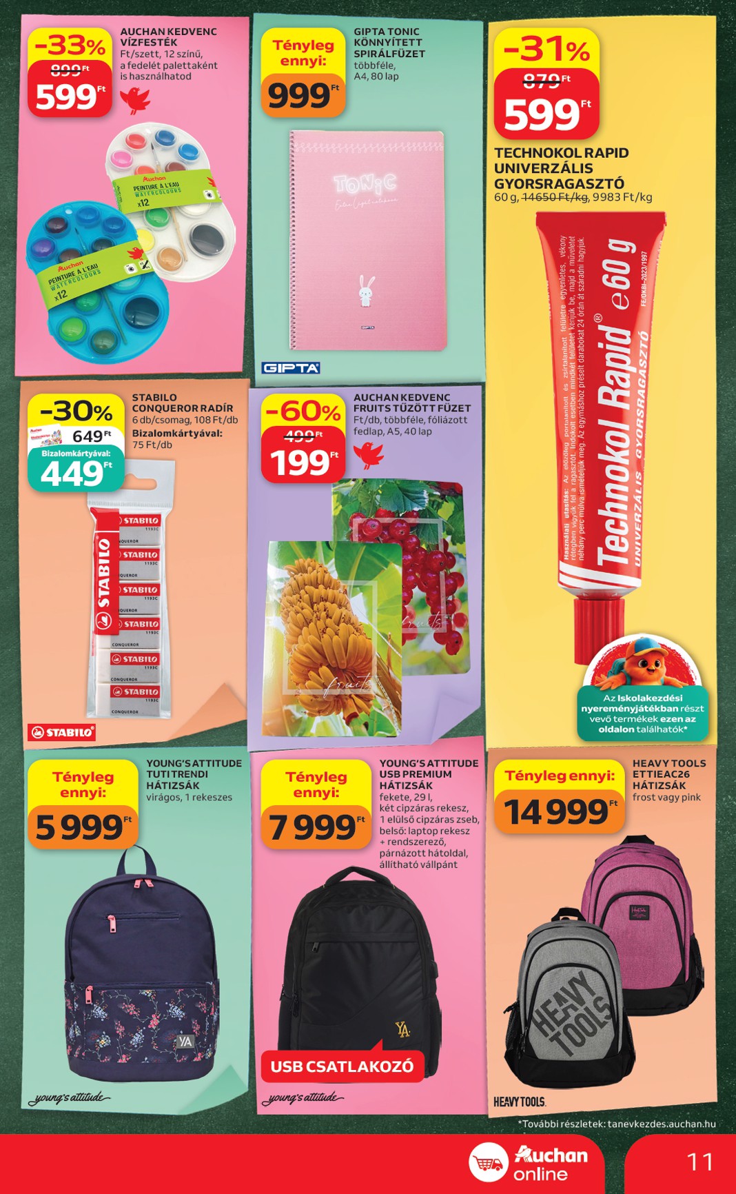 auchan - Auchan szupermarket hirdetmény a következő hétre péntektől 2026.08.21.-tól szerdától 2026.08.26.-ig - page: 11