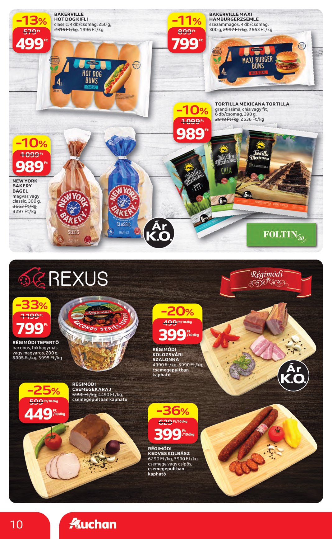 auchan - A jövőbeli Auchan Hipermarket akciós újság csütörtöktől 2026.08.27.-tól szerdától 2026.09.02.-ig érvényes. - page: 10