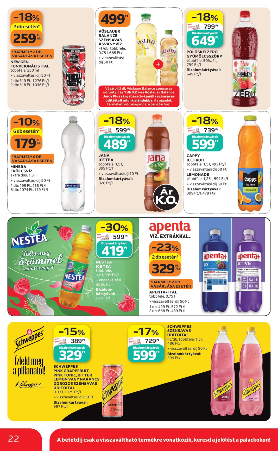 auchan - A jövőbeli Auchan Hipermarket akciós újság csütörtöktől 2026.08.27.-tól szerdától 2026.09.02.-ig érvényes. - page: 22
