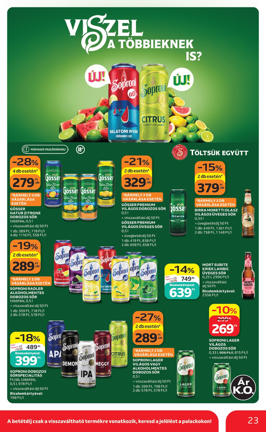 auchan - A jövőbeli Auchan Hipermarket akciós újság csütörtöktől 2026.08.27.-tól szerdától 2026.09.02.-ig érvényes. - page: 23