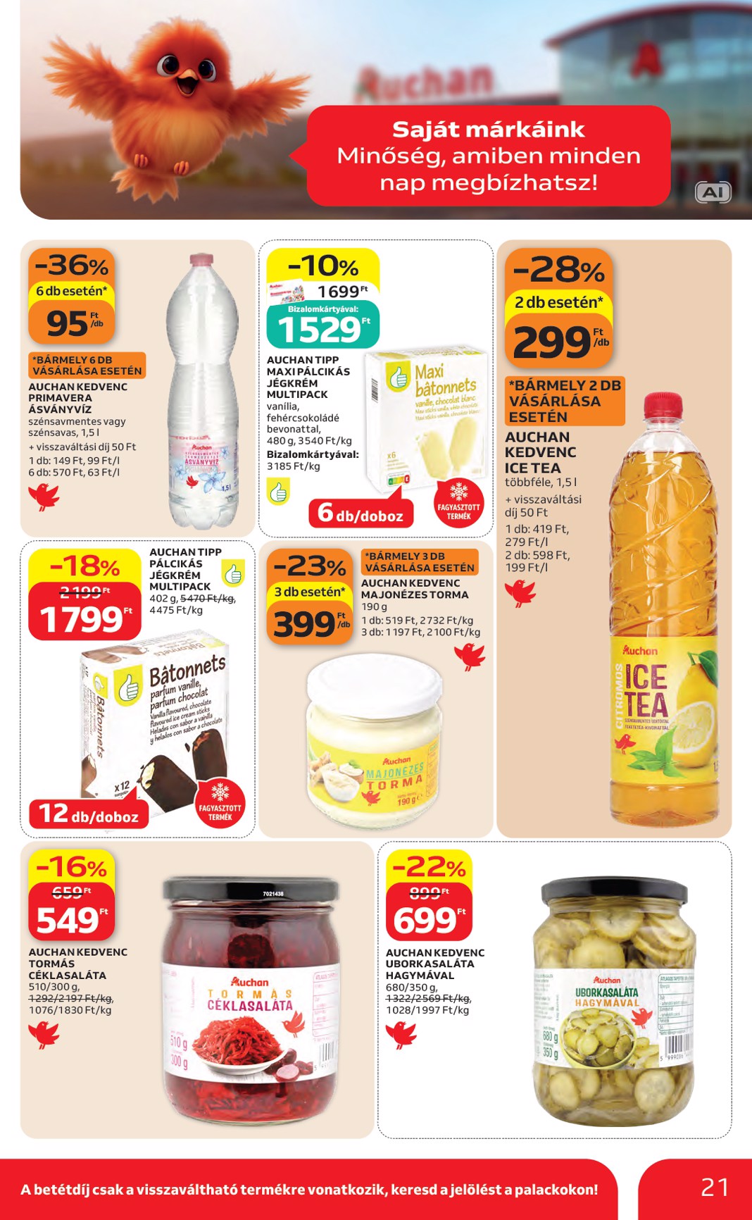 auchan - A jövőbeli Auchan Hipermarket akciós újság csütörtöktől 2026.08.27.-tól szerdától 2026.09.02.-ig érvényes. - page: 21