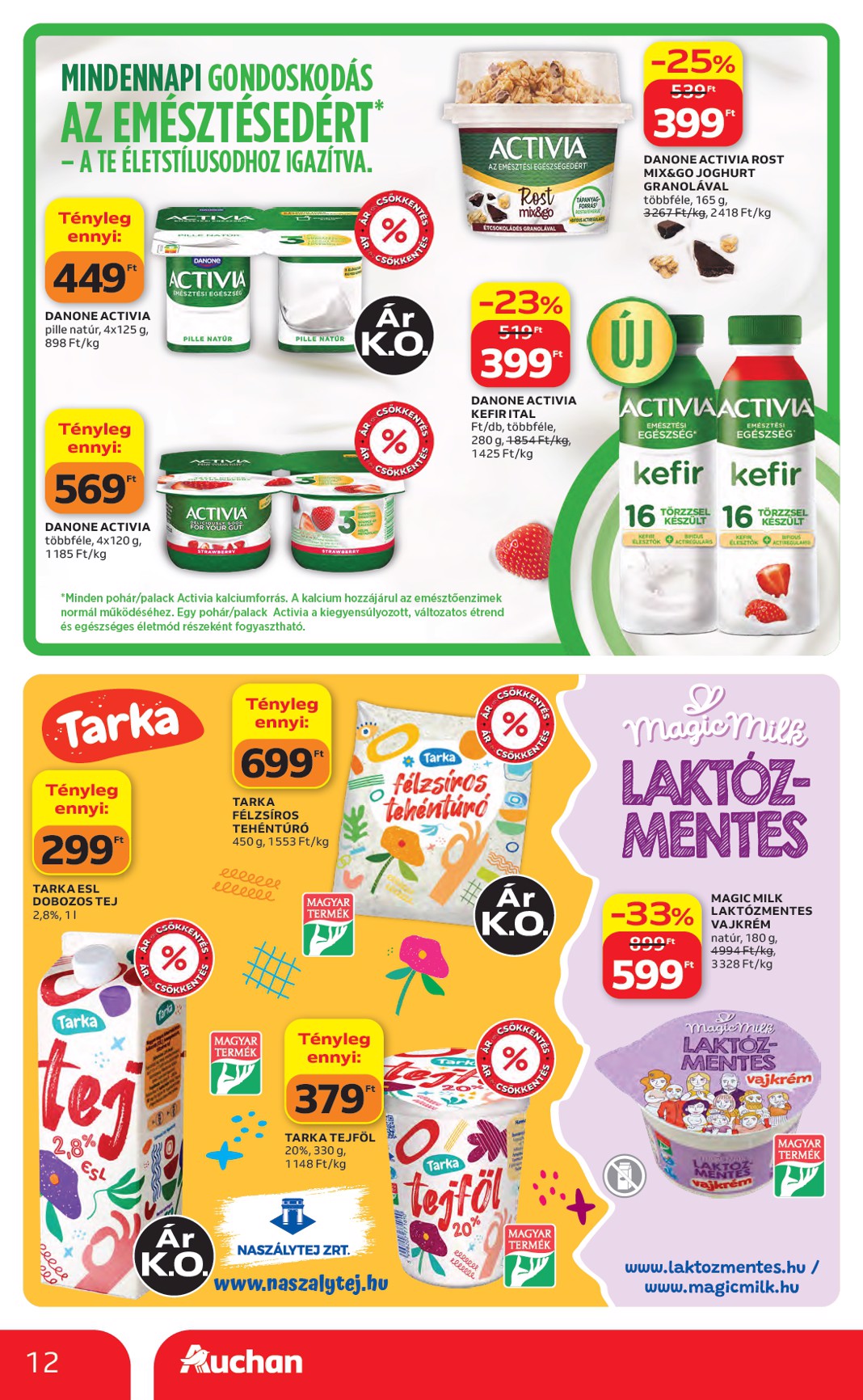 auchan - A jövőbeli Auchan Hipermarket akciós újság csütörtöktől 2026.08.27.-tól szerdától 2026.09.02.-ig érvényes. - page: 12